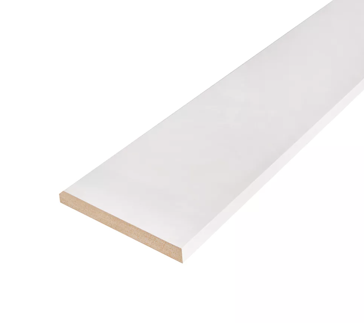 ALEXANDRIA MOULDING 00239-5IN Small Bevel Baseboard MDF, 5 ½ IN x 5/8IN ...