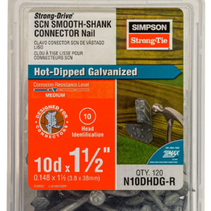 SIMPSON STRONG TIE N10DHDG-R 10D x 1-1/2IN HDG NAIL - 120CT