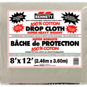 BENNETT CLOTH 8 Drop Cloth 8' x 12'