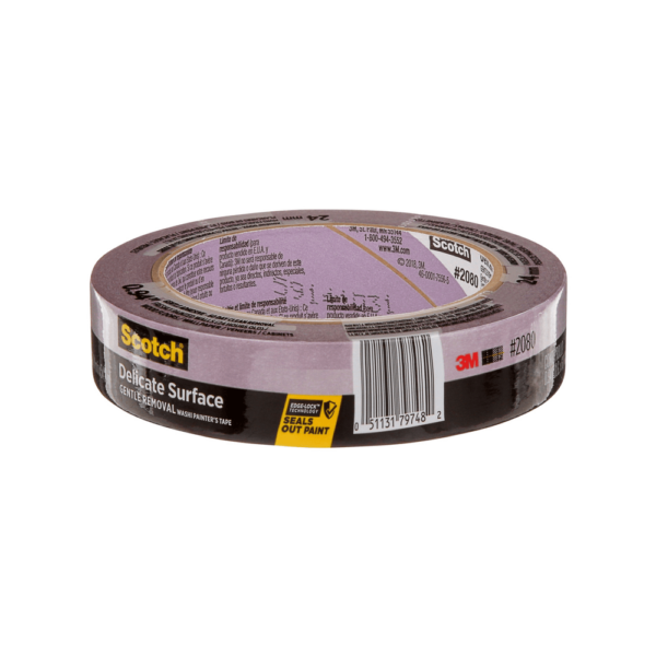 Scotch Delicate Surface Painter's Tape, 2080-24EC, 0.94 in x 60 yd (24 mm x 54.8 m)